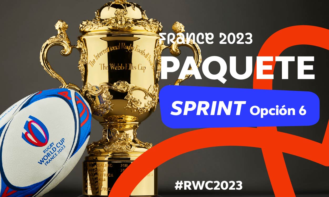 Paquete Sprint Mundial de Rugby 2023 OPCION 6 